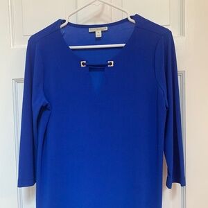 Royal blue Dana Buchman top Medium